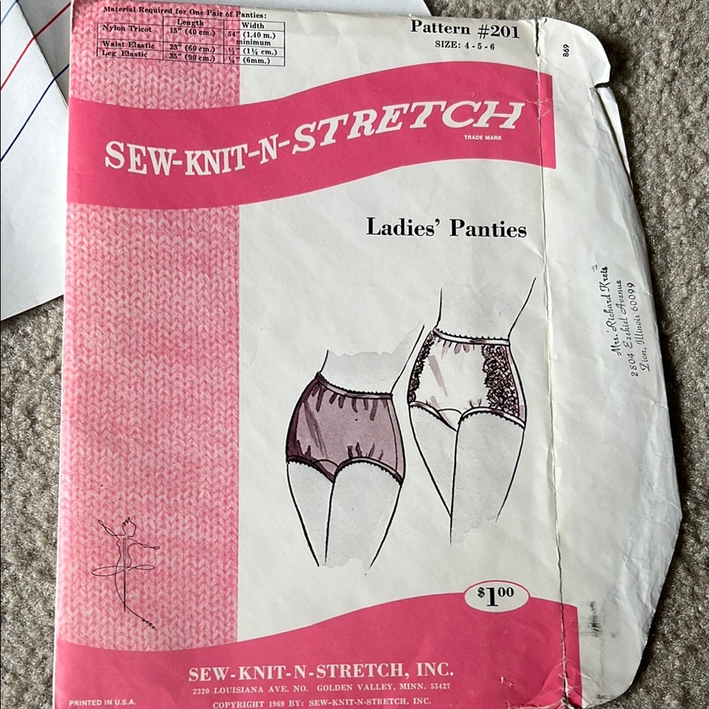 Ladies' Pink Panties
